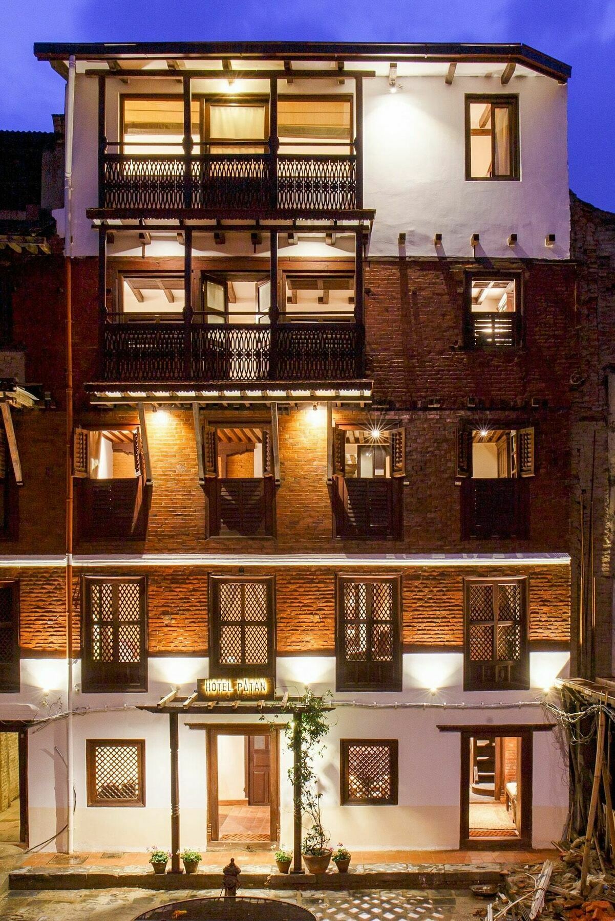 Hotel Patan House กาฐมาณฑุ ภายนอก รูปภาพ